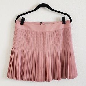 J.crew pleated blush skirt
